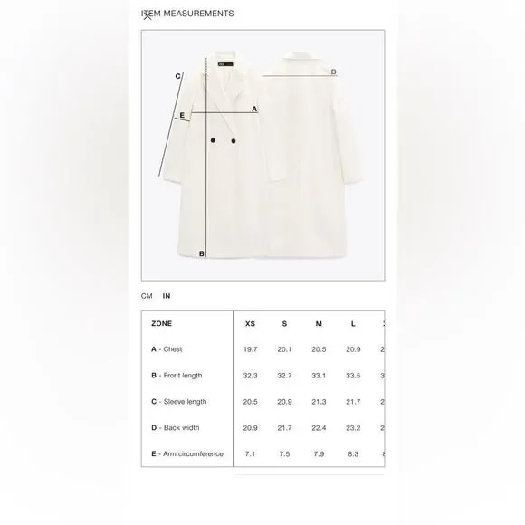 Zara faux fur animal print coat - Picture 8 of 8